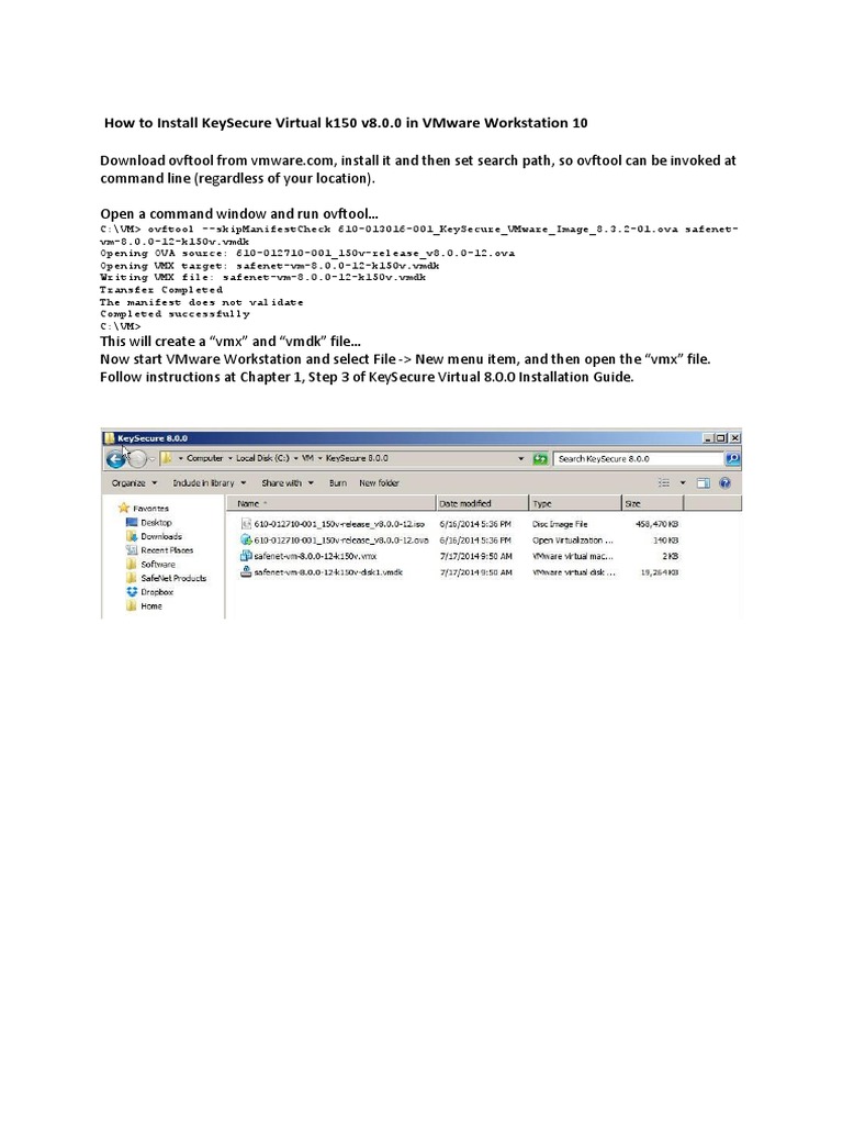 Install KeySecure Virtual k150 in VMware | PDF | Computers | Technology ...