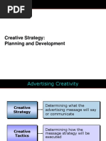 Creative Strategy-Planning and Dev