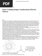 Motor Winding Procedure | PDF | Electric Motor | Electrical Equipment