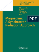 Pub Magnetism A Synchrotron Radiation Approach Lecture