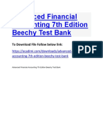 Advanced Financial Accounting 7th Edition Beechy Test Bank