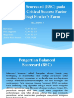 Balanced Scorecard (BSC) Pada Kelompok Critical