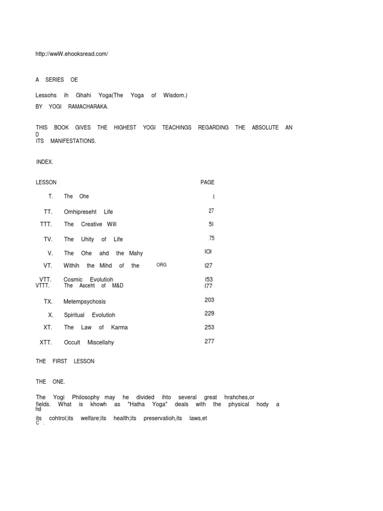 Yoga of Wisdom: Gnani Yoga Lessons | PDF | Absolute (Philosophy) | Nous