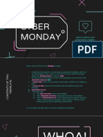 Neon Cyber Monday by Slidesgo