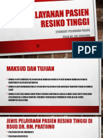 Pelayanan Pasien Resiko Tinggi