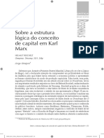 Resenha analisa estrutura lógica do conceito de capital em Marx