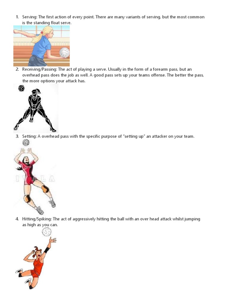 Basic Volleyball Skills | PDF | American Football | Ball Games