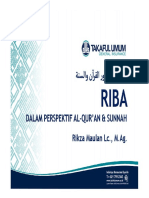 Riba Dalam Perspektif Al-Qur'an Dan Sunnah