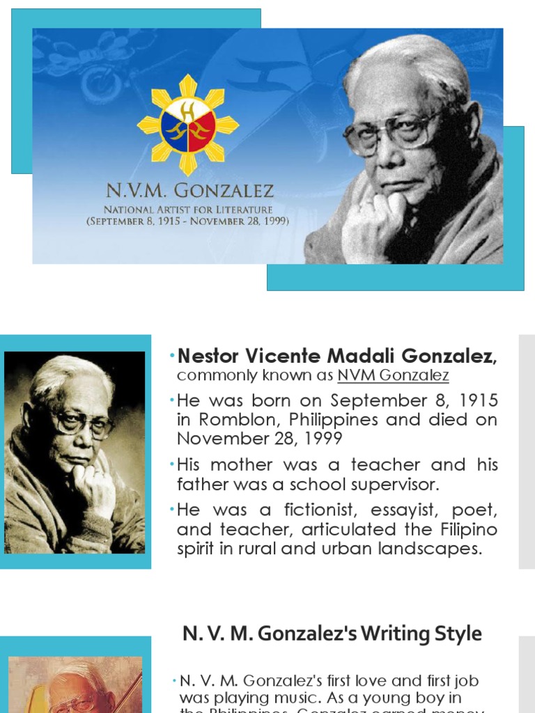 NVM Gonzalez | PDF | Writing | Poetry