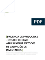 Estudio de Caso Aplicación de Métodos de Valuación de Inventarios Cristian Rodriguez