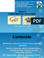 Tema 4 Componentes Celulares