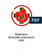 Pedoman Pengorganisasian Gizi