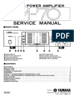 Yamaha M-70 Service Manual