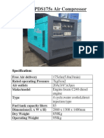 Air Compressor PDS175 Brochure