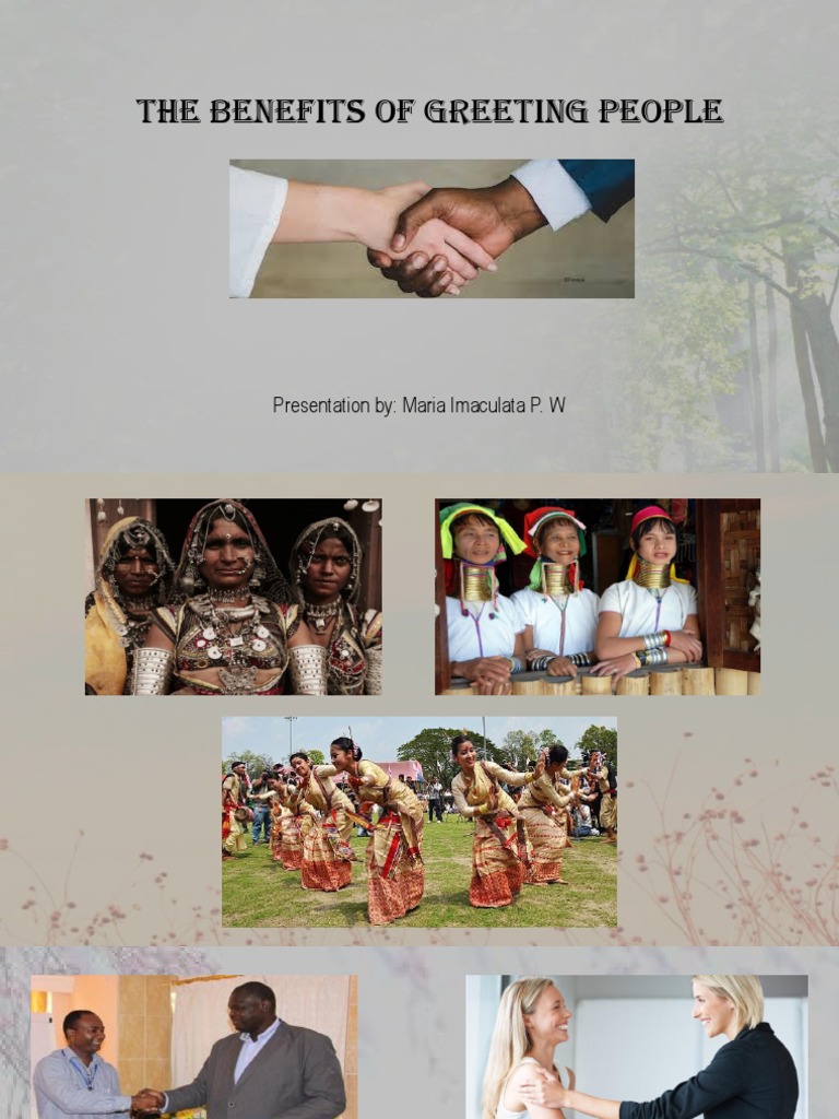 The Benefits of Greeting People PDF