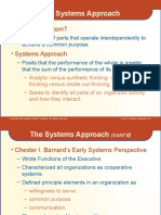 The Systems Approach: - What Is A System?