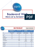 A - Price List & Payment Plan - Boulevard Walk - 12-06-2019