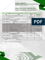 22nd RMYC Schedule of Activities 1