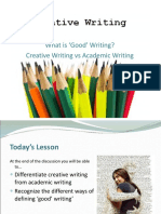 Introduction To Creative Writingii