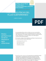 Propiedades Físicas Del Flujo Subterráneo