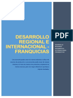 Desarrollo Regional e Internacional - Franquicia