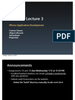 Cs193P - Lecture 3: Iphone Application Development