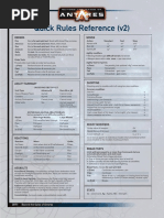 Gates of Antares - quick rule reference