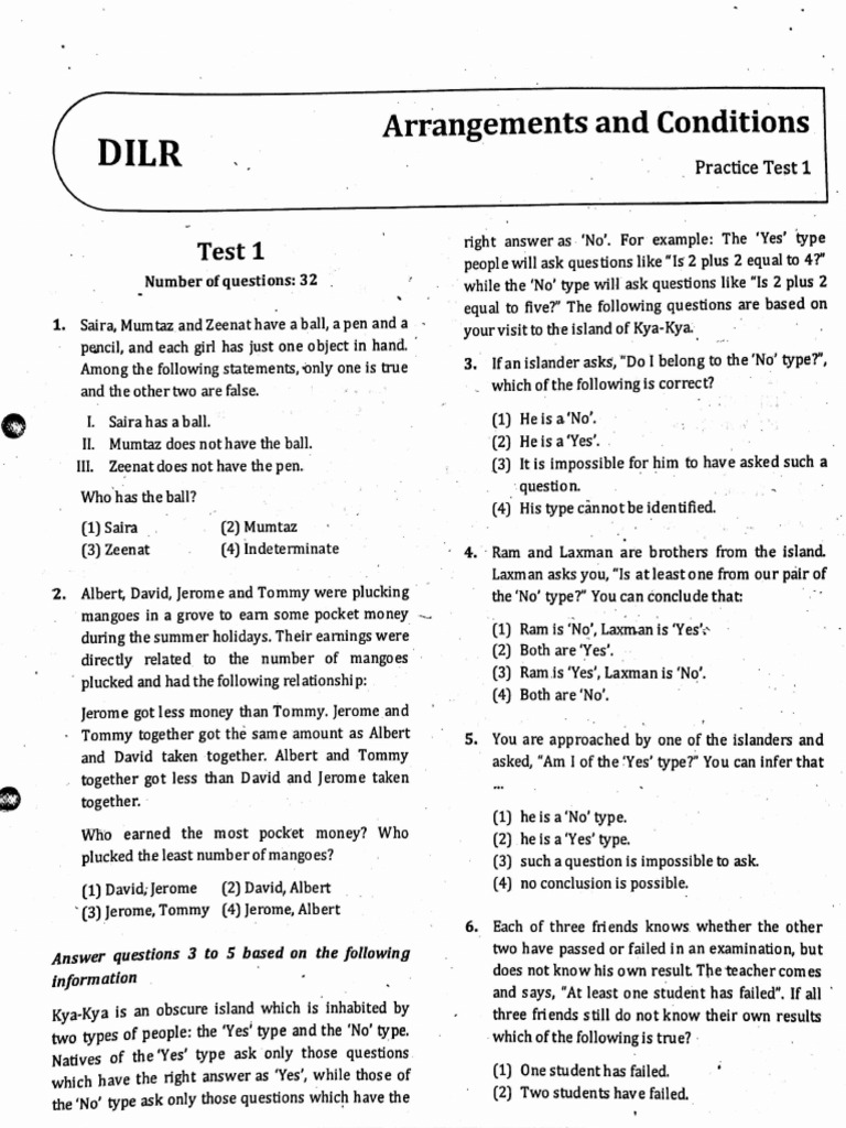 Arrangement and Conditionss | PDF