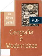 Livro - GOMES, Paulo Cesar Da Costa. Geografia e Modernidade. Rio de Janeiro_ Bertrand Brasil, 1996.