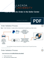 How to Fulfill Orders in the Seller Center