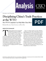 Disciplining China's Trade Practices at The WTO: How WTO Complaints Can Help Make China More Market Oriented