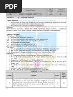 CE401 Design of Steel Structures