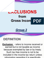 Group 2 Exclusion From Gross Income