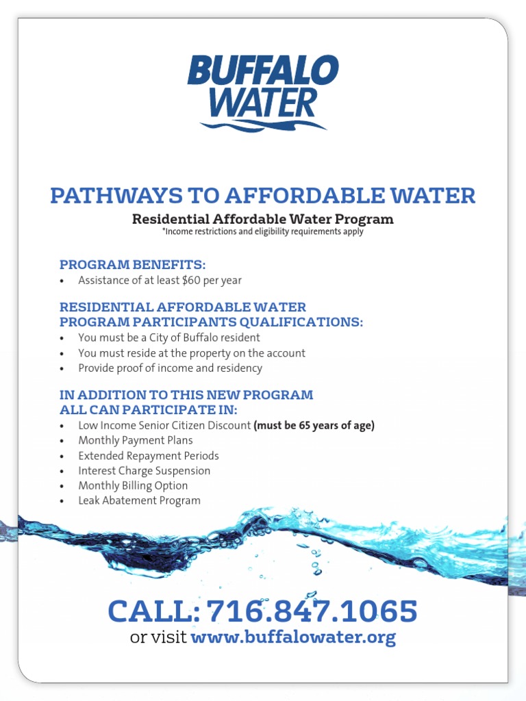 Buffalo Residential Affordable Water Program | PDF | Supplemental ...