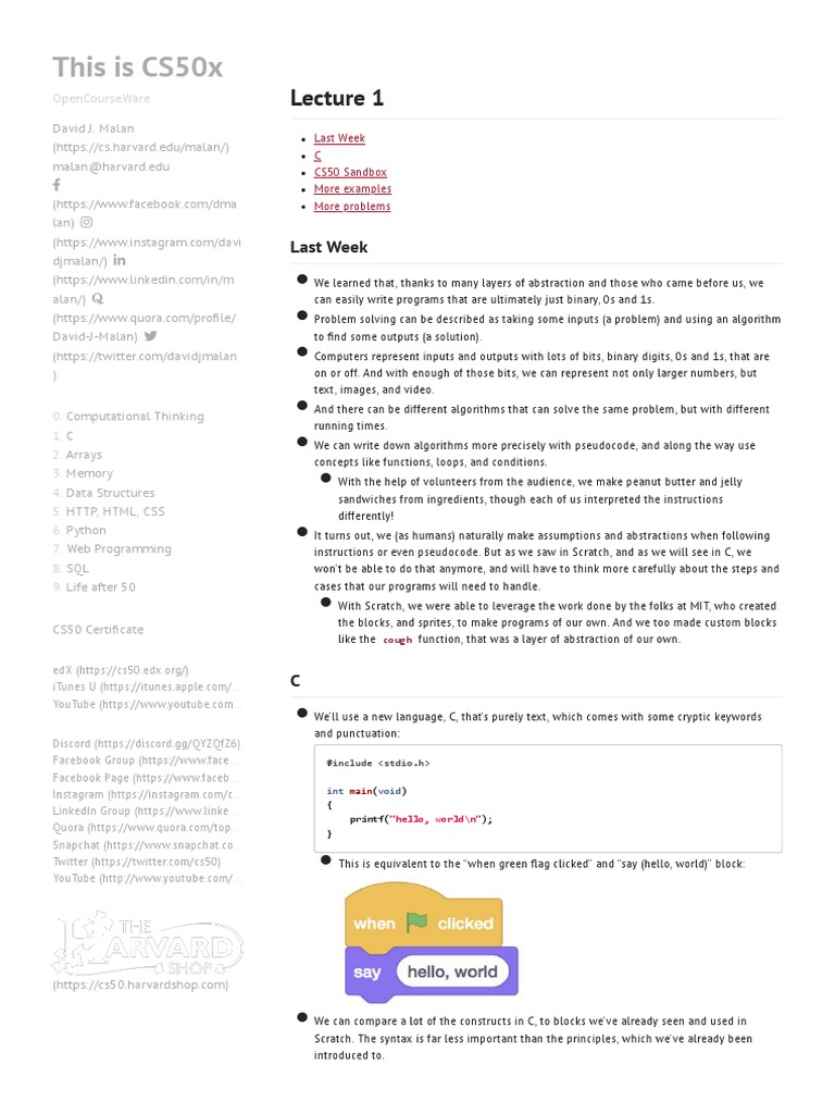 Introduction to C Programming Basics | PDF | Integer (Computer Science ...