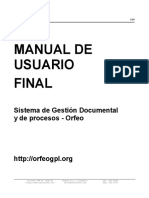 Manual Usuario Basico Orfeo PDF