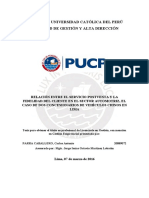 Parra Caballero Relacion Entre El Servicio Postventa y La Fidelidad Del Cliente en El Sector Automotriz PDF