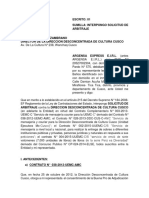 Solicitud Arbitraje Argensa