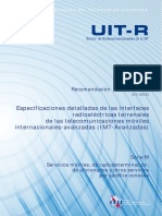 Recomendación UIT-R M.2012