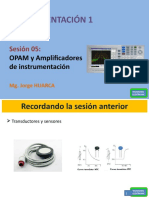 S05 - OPAM y Amplificadores de Instrumentación - PPSX