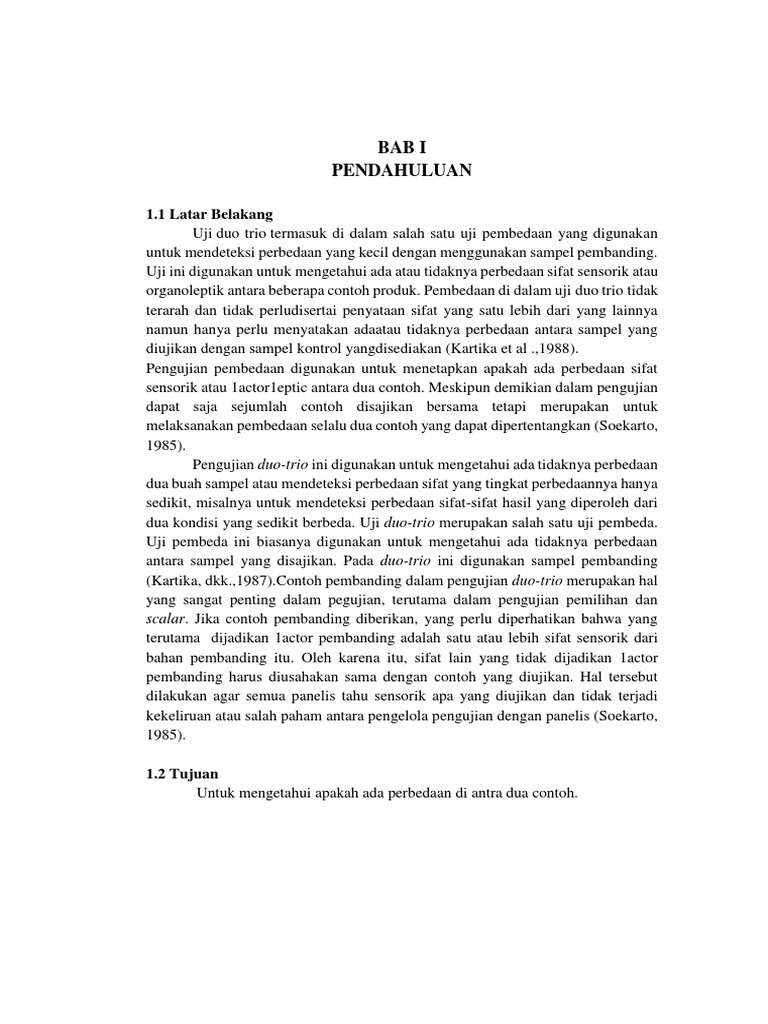 Uji Duo Trio | PDF