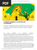 A retórica indígena e a narrativa da Constituição - Combate Racismo Ambiental