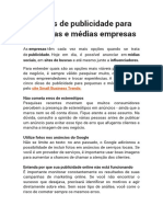 5 Dicas de Publicidade Para Pequenas e Médias Empresas