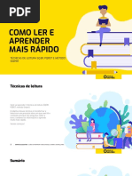 Como Ler e Aprender Mais Rapido