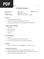 Download Lesson Plan - Discounts by Cleon7177 SN43684995 doc pdf