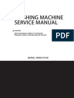 LG WM3575CW Washer Service Manual