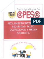 Reglamento de Seguridad y Salud