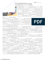 Conjugated verbs family profile