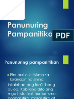 Panunuring Pampanitikan