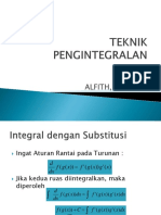 3 Teknik Pengintegralan